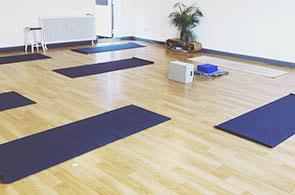 YogaSpace Bishopston yoga mats in semi circle