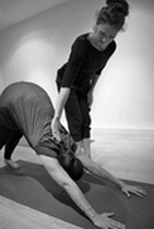 Cathy Coldrey yoga classes downward facing dog