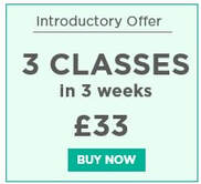 Introductory offer 3 class pass